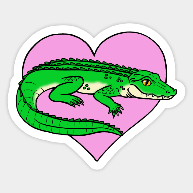 Gator Love Sticker by HonuHoney